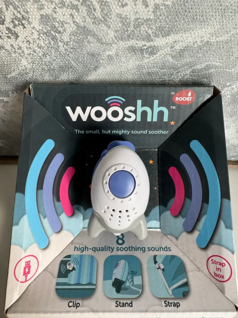 Reproductor de sonidos para bebés Wooshh con 8 sonidos relajantes - 2