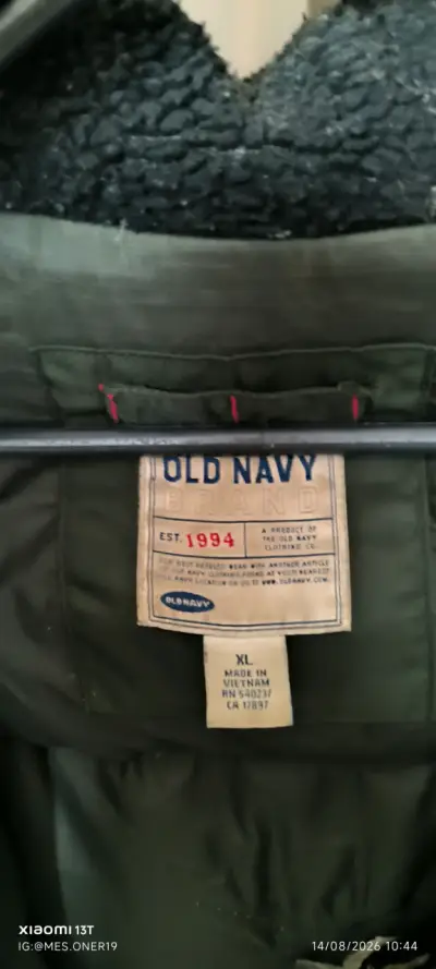 Parka verde con capucha de piel Old Navy - miniatura 1