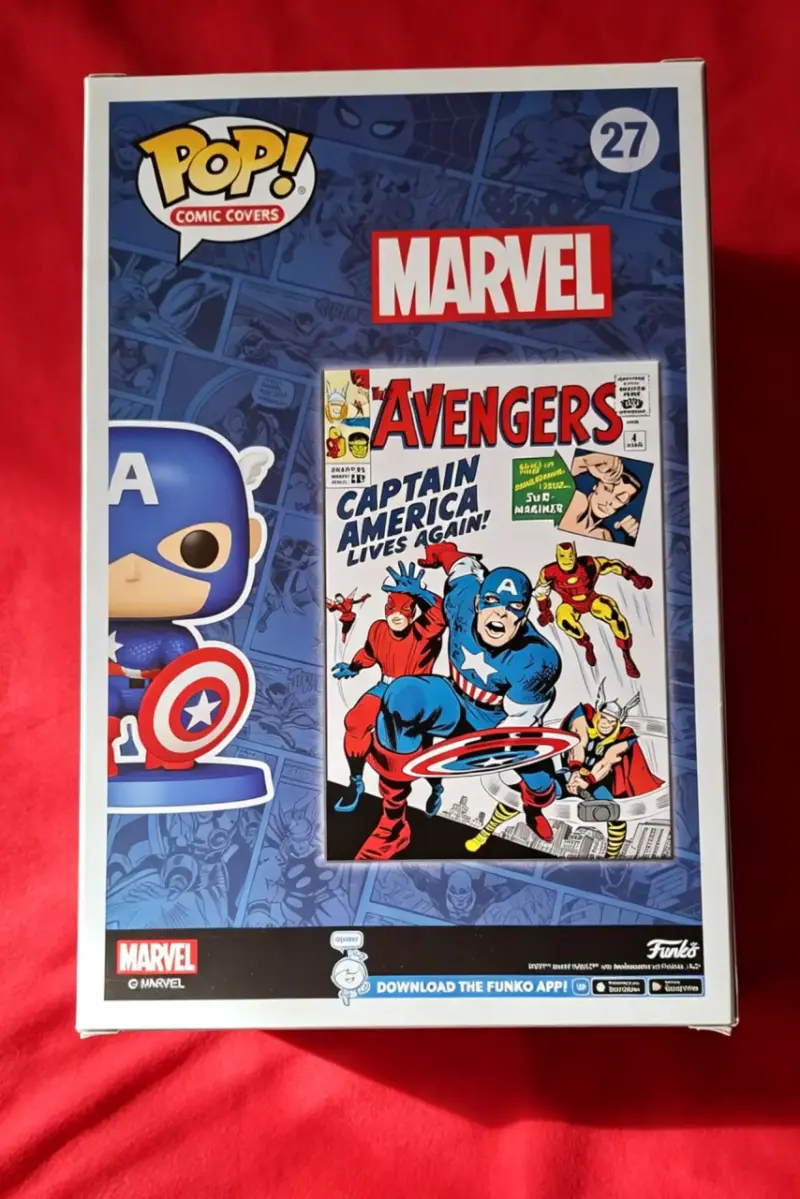 Figura Funko Pop Captain America Comic Cover - 3
