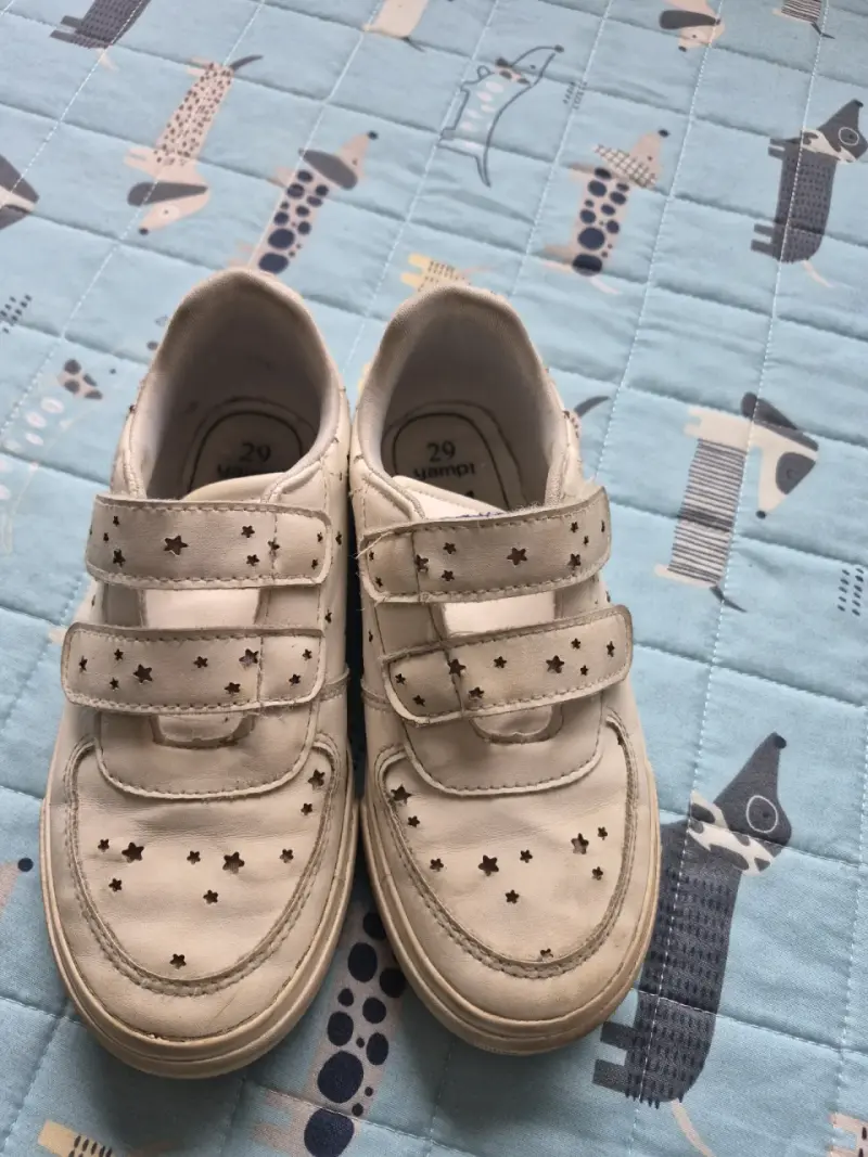 Zapatillas blancas con mariposas para niños Puma - 2