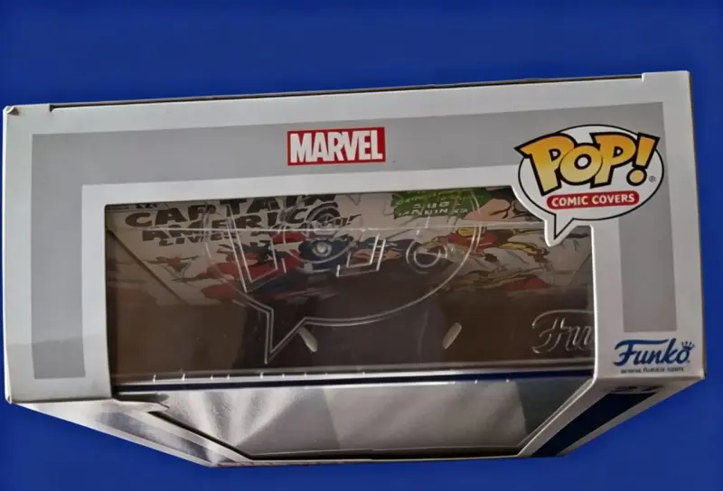 Figura Funko Pop Captain America Comic Cover - 4