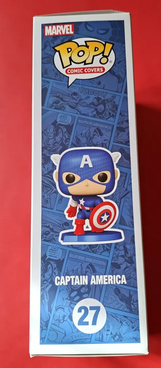 Figura Funko Pop Captain America Comic Cover - 6