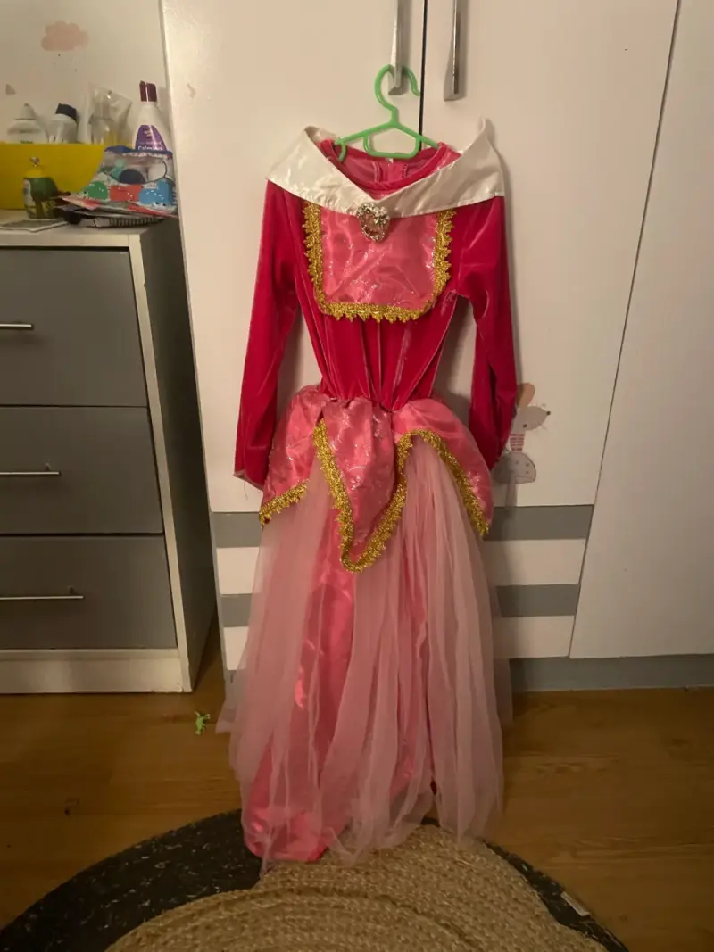 Disfraz de princesa bella durmiente talla 6 - 1