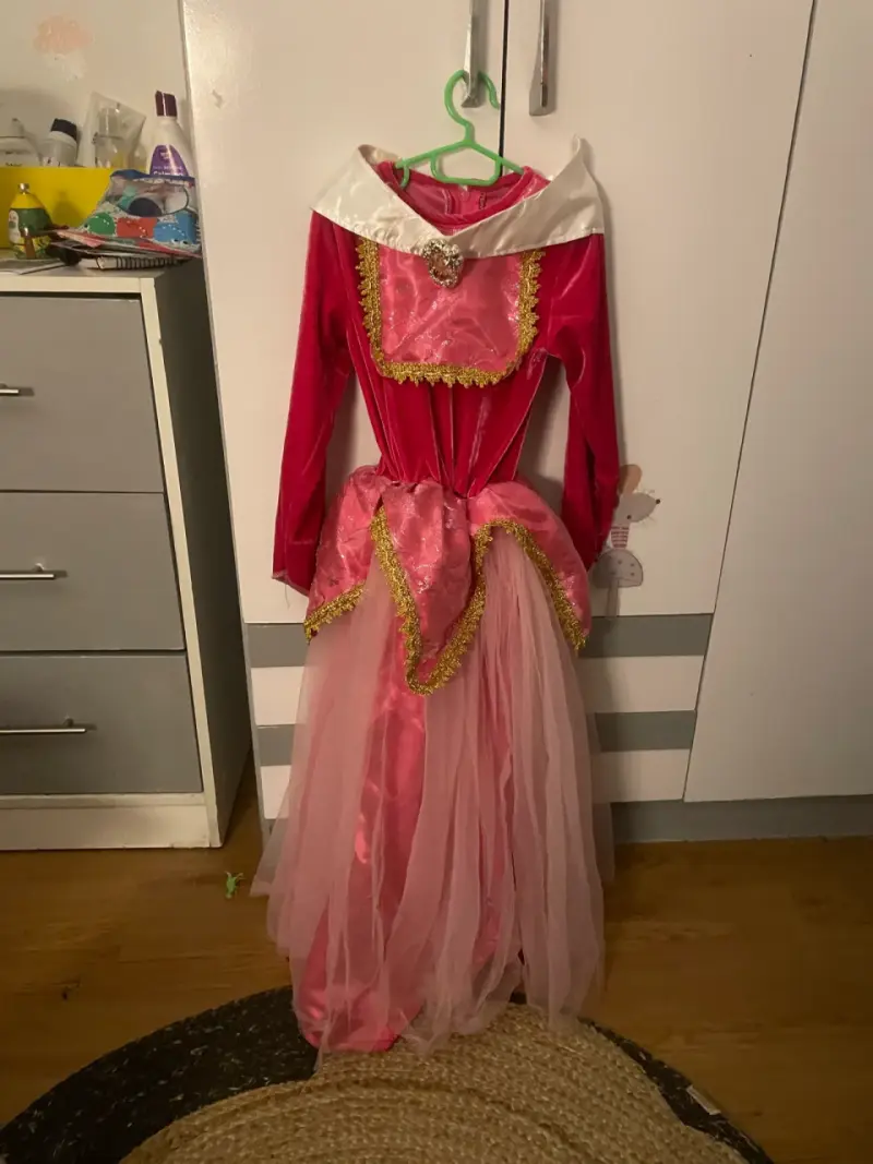 Disfraz de princesa bella durmiente talla 6 - 2