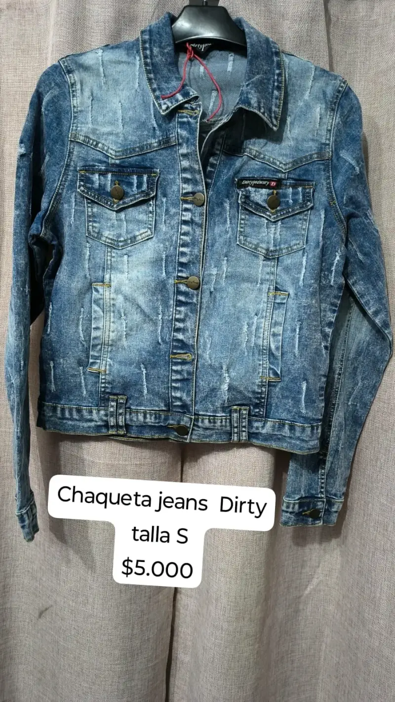 Chaqueta de jeans Dirty talla S - 1