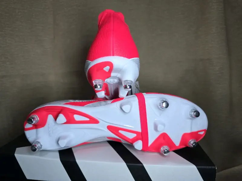 Botines de fútbol Adidas Predator rojos mixtos - 3