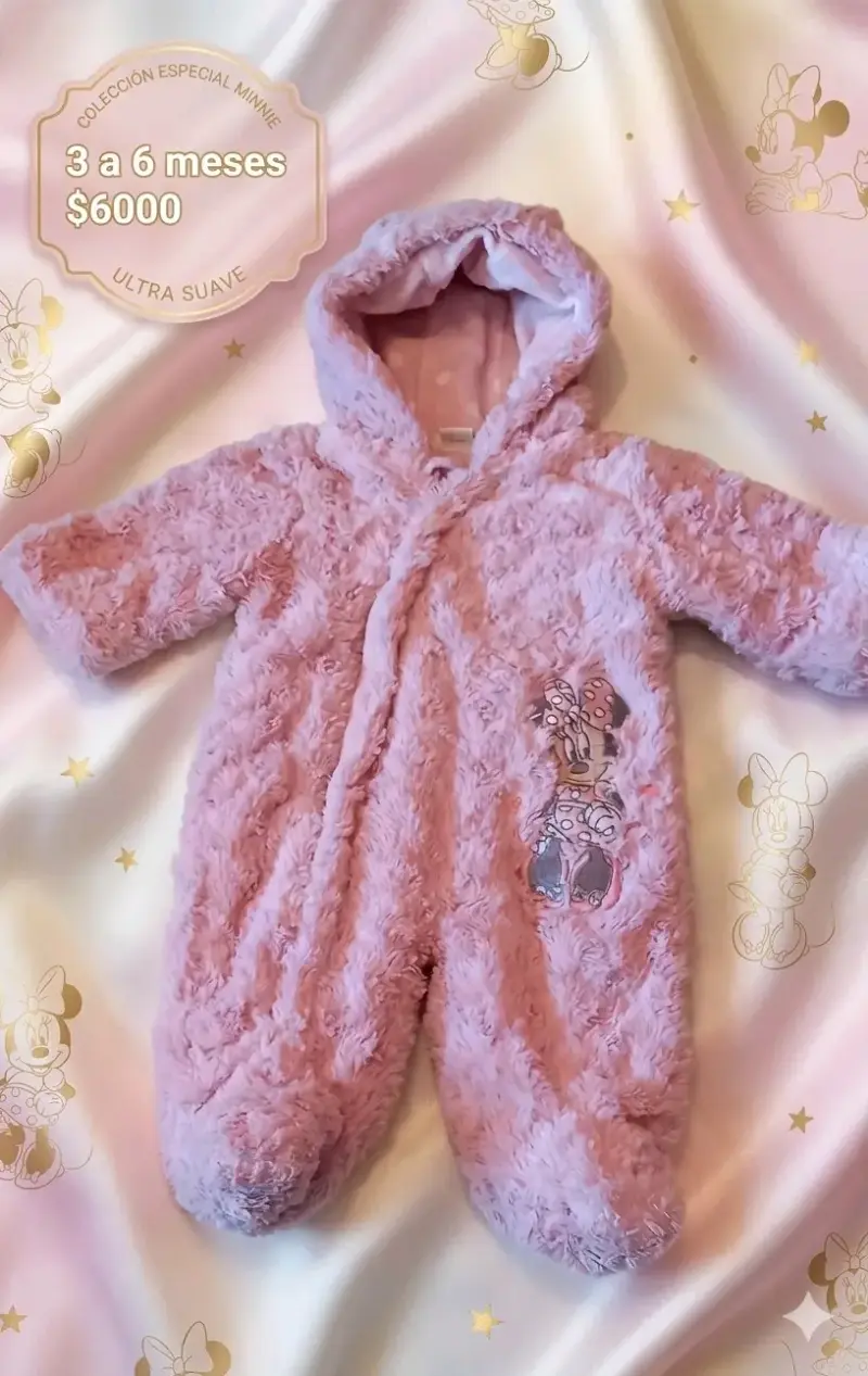 Enterito de bebé Minnie 3 a 6 meses