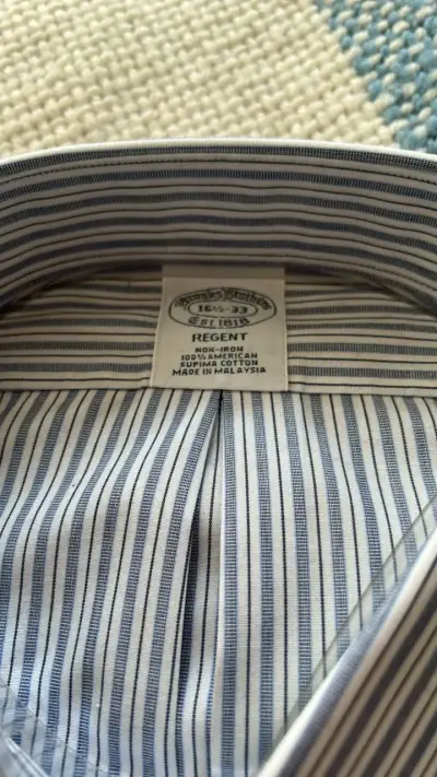 Camisa de vestir a rayas Brooks Brothers - miniatura 2