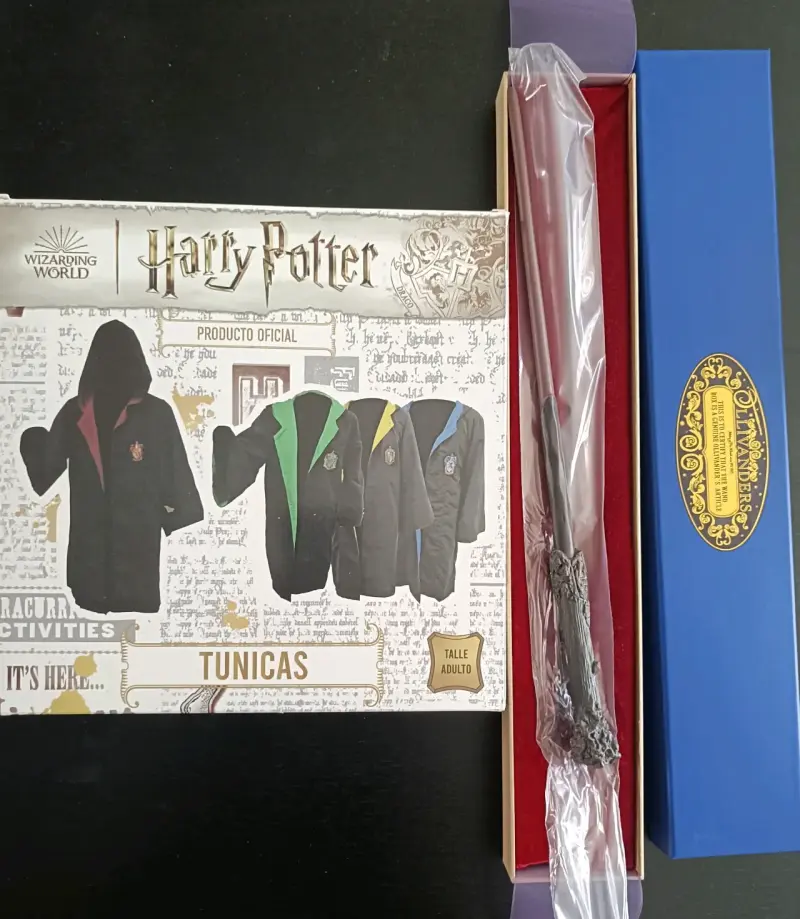 Túnica y Varita Harry Potter Adulto