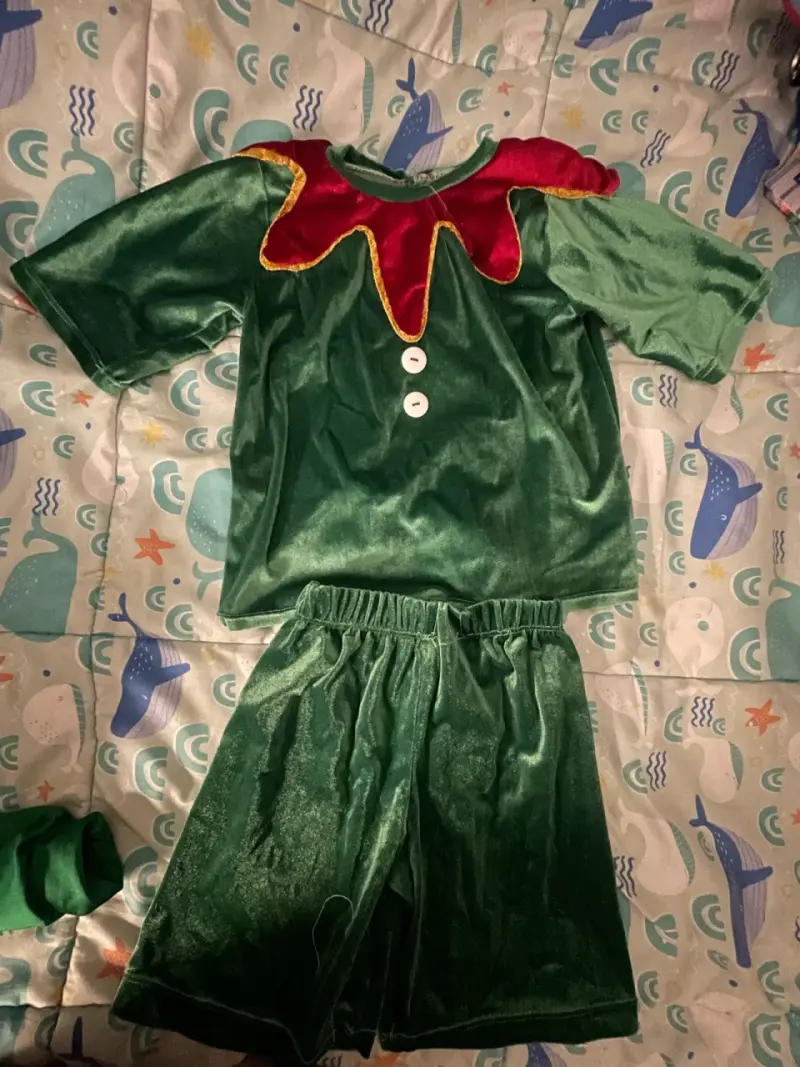Disfraz de duende verde para niños - 2