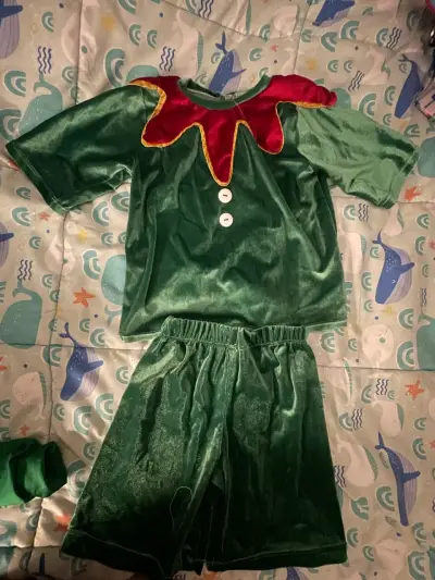 Disfraz de duende verde para niños - miniatura 2