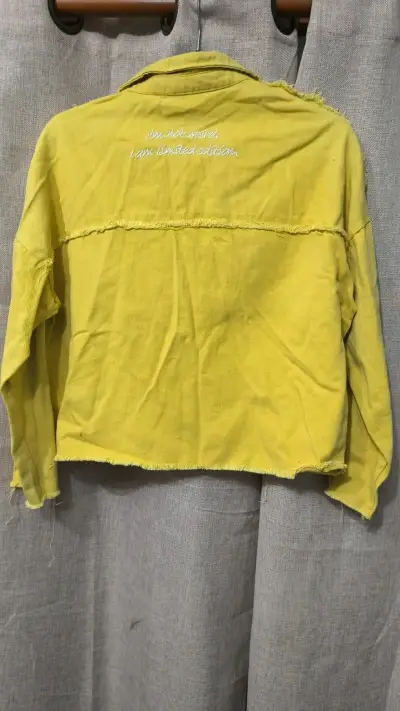 Chaqueta oversize amarilla talla M - miniatura 2