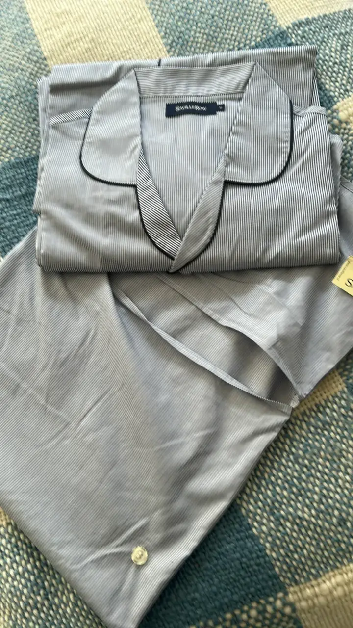 Pijama de rayas Saville Row para hombre - 1