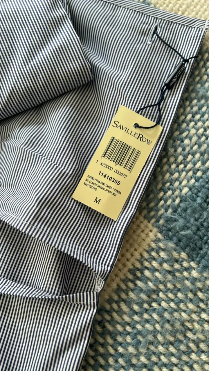 Pijama de rayas Saville Row para hombre - 3