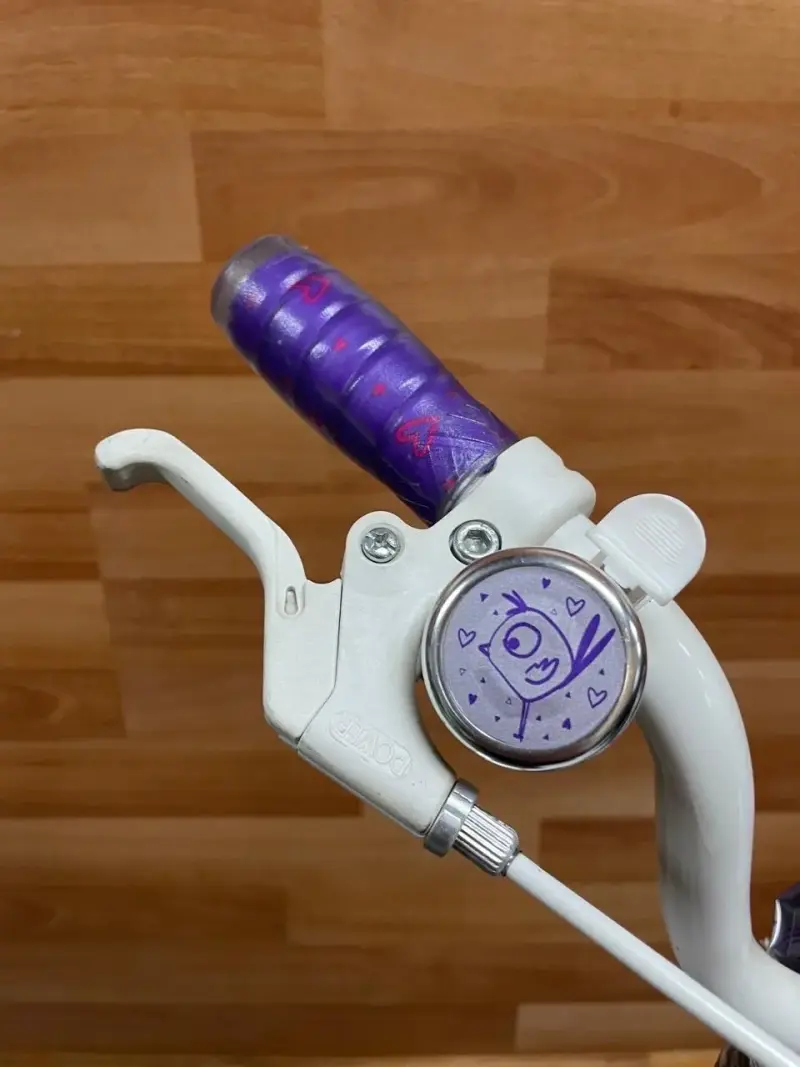 Bicicleta infantil Oxford morada con canasto - 4