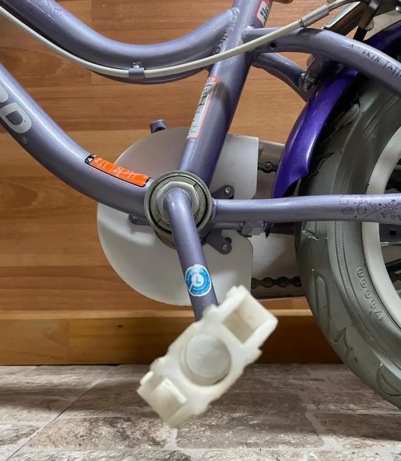 Bicicleta infantil Oxford morada con canasto - 5