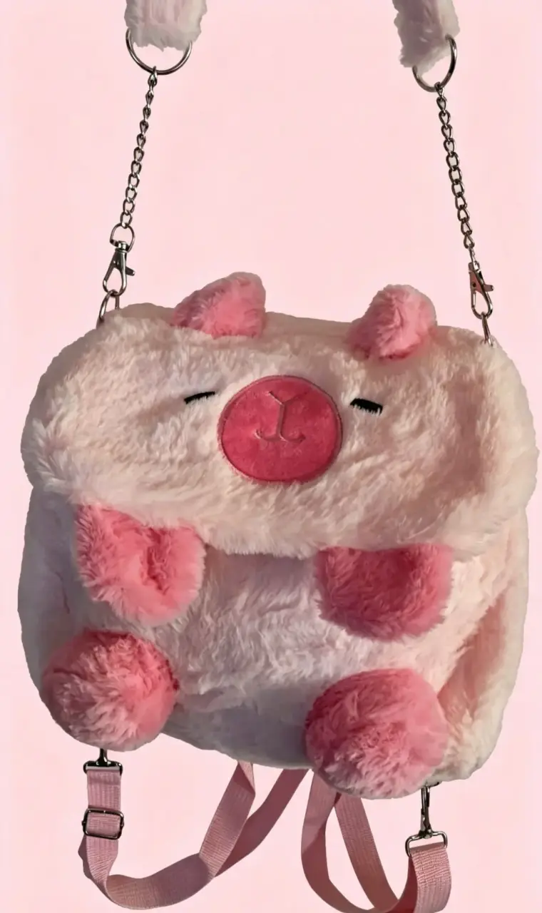 Mochila de felpa con diseño de capibara - 2