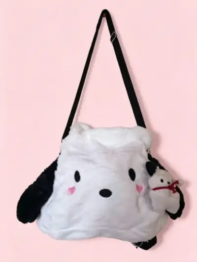 Mochila de peluche pochacco - miniatura 2