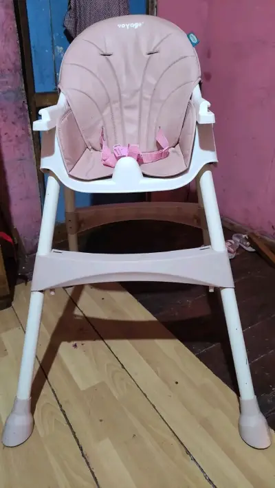 Silla de comer para bebé Voyage rosa - miniatura 2