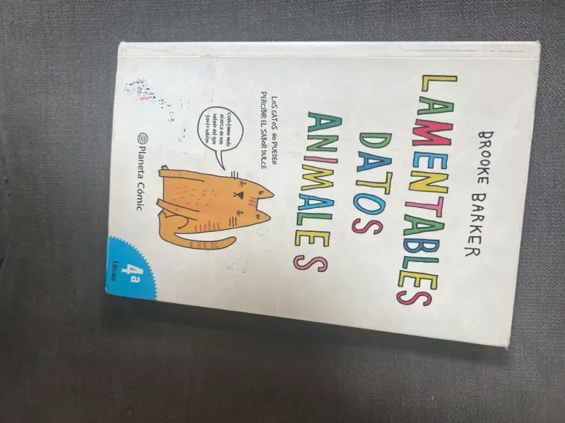 Libro 'Lamentables Datos Animales' de Brooke Barker