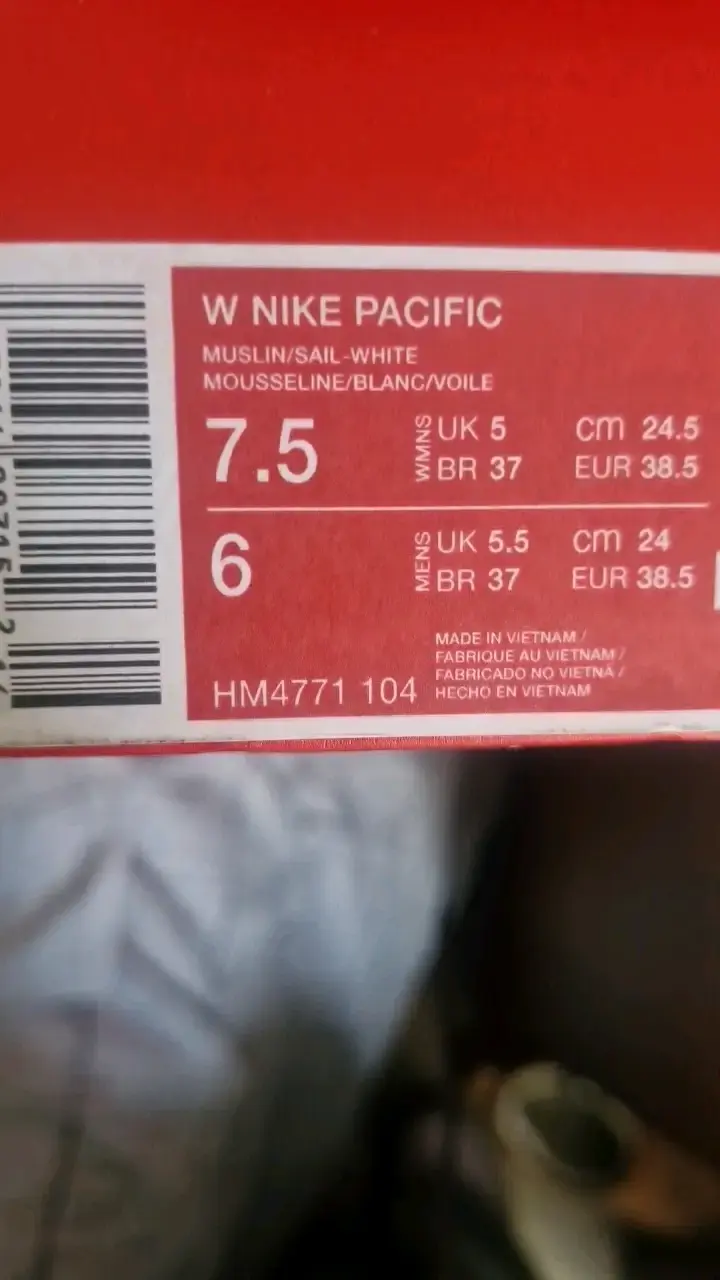 Zapatillas Nike Pacific Muslin Sail Mujer Talla 38.5 - 4