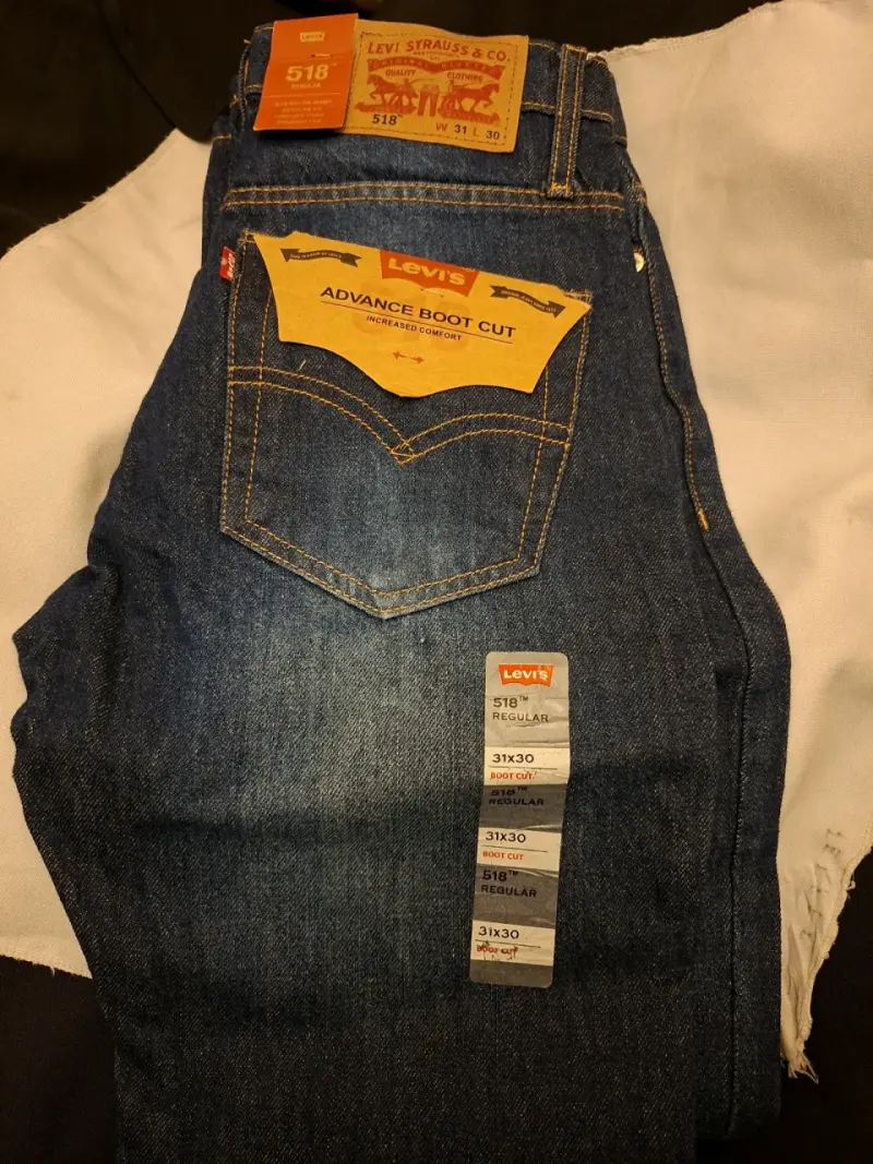 Jeans Levi's 518 Boot Cut Azul - 2