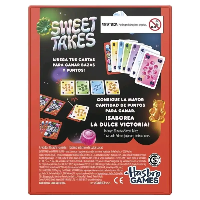 Juego de cartas Sweet Takes de Hasbro - 4
