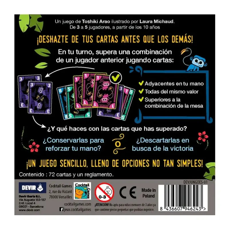 Juego de cartas Jungo - 3