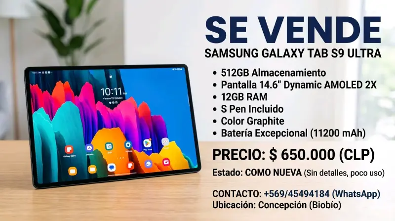 Samsung Galaxy Tab S9 Ultra 512GB Graphite