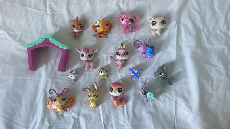 Set de figuras Littlest Pet Shop con accesorios