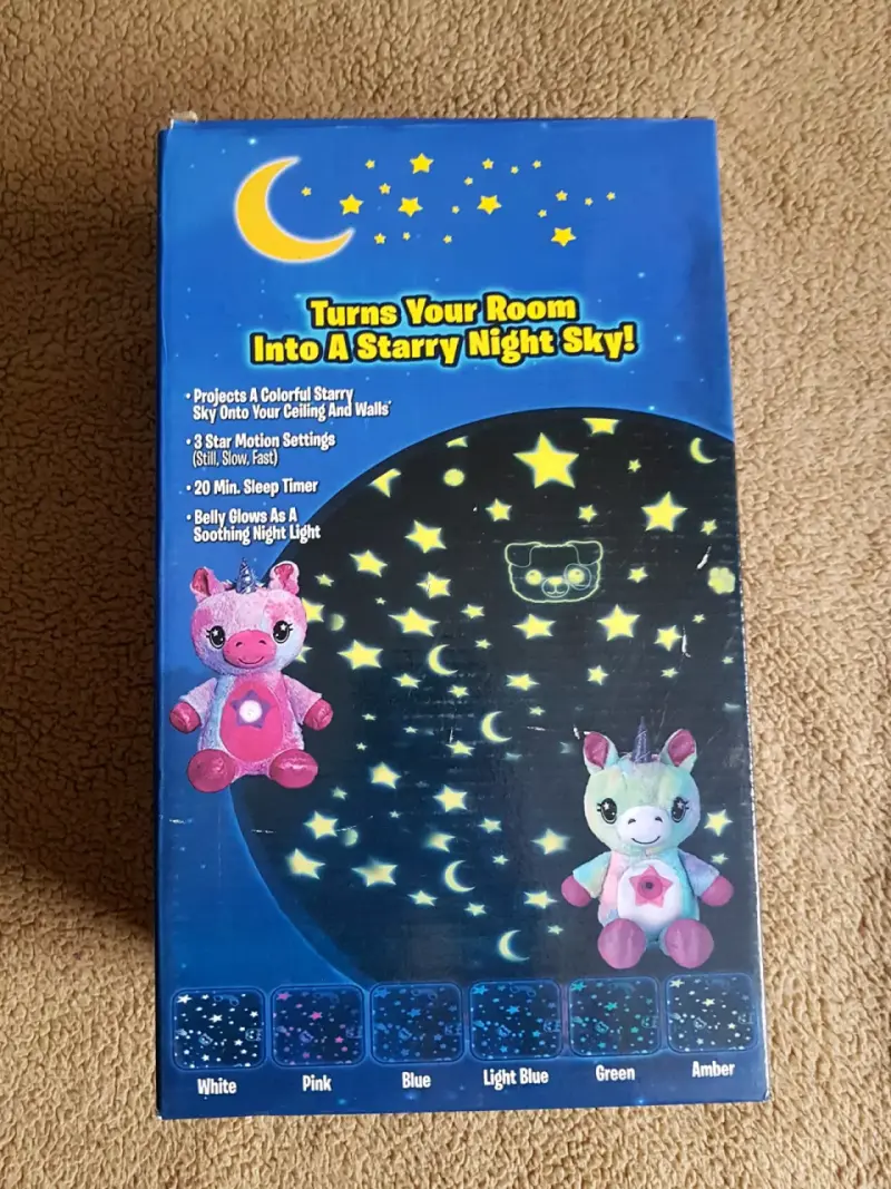 Peluche proyector de estrellas para niños - 5