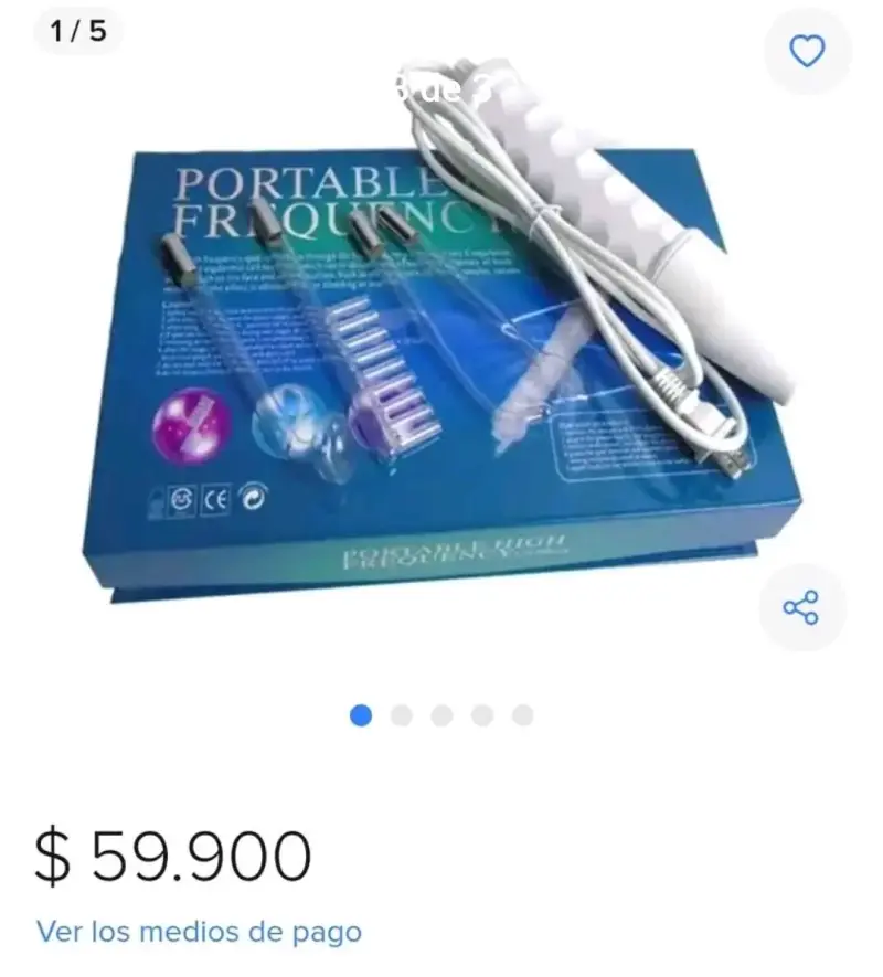 Máquina de Alta Frecuencia Portátil LZ-006A para Cuidado Facial - 3