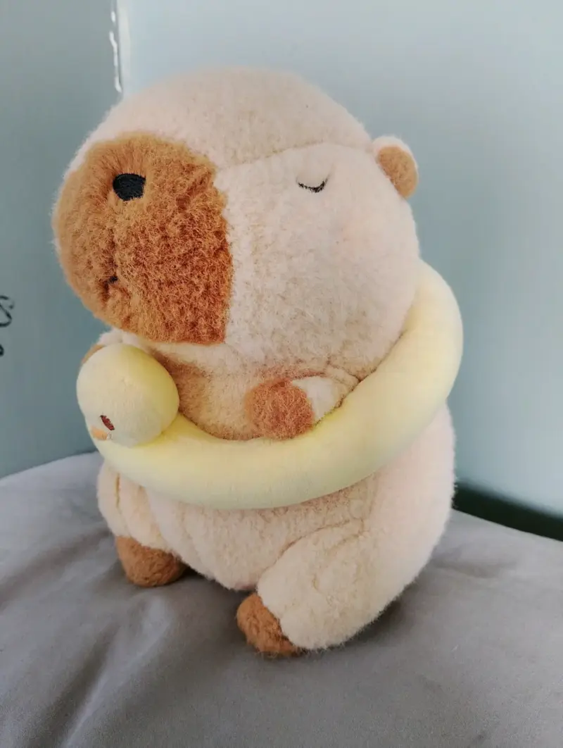 Peluche de animal con flotador amarillo - 4