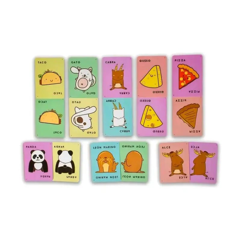 Juego de cartas Taco Revés Cabra Queso Pizza - 2