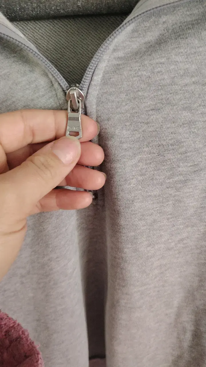 Polerón gris Michael Kors con cierre - 3