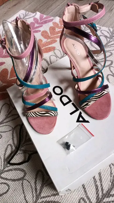 Sandalias de tacón alto multicolor Aldo - miniatura 1