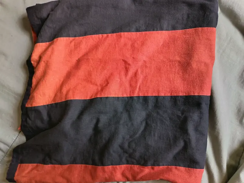 Túnica étnica bordada roja y negra - 3