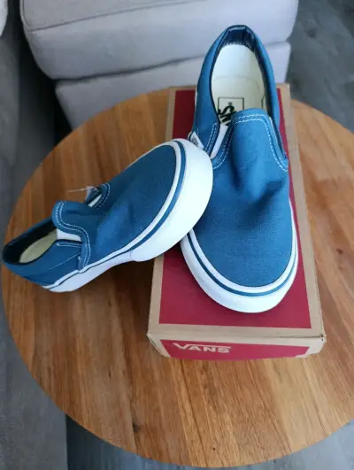 Zapatillas Vans Classic Slip-On Azul Talla 38 - miniatura 1