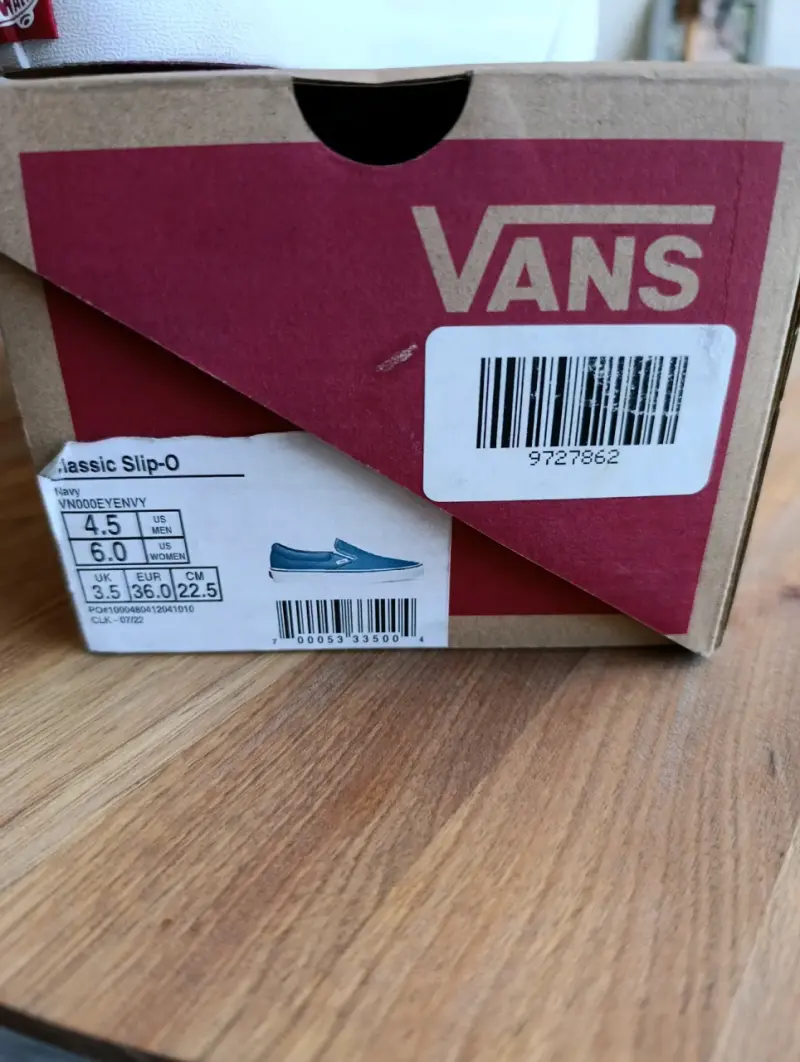 Zapatillas Vans Classic Slip-On Azul Talla 38 - 2