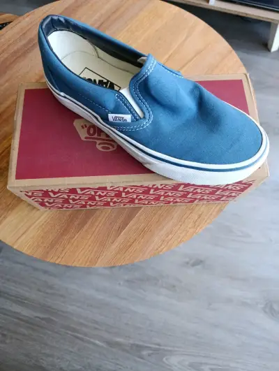 Zapatillas Vans Classic Slip-On Azul Talla 38 - miniatura 4