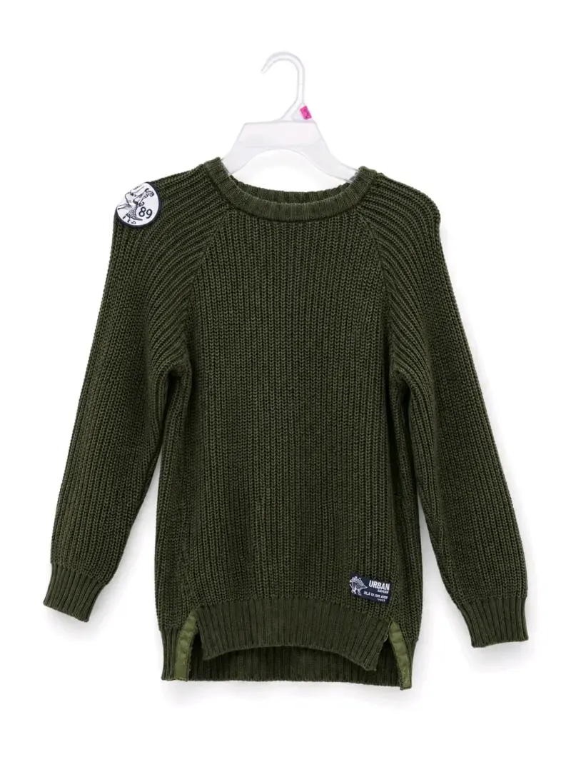 Suéter verde para niños con diseño divertido - 1