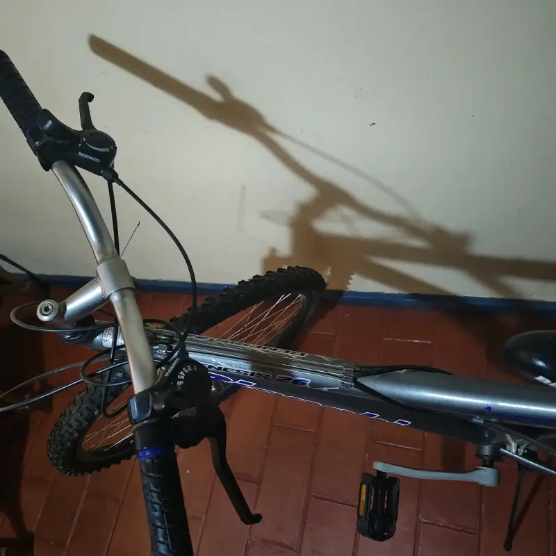 Bicicleta de montaña Bianchi gris en buen estado - 2
