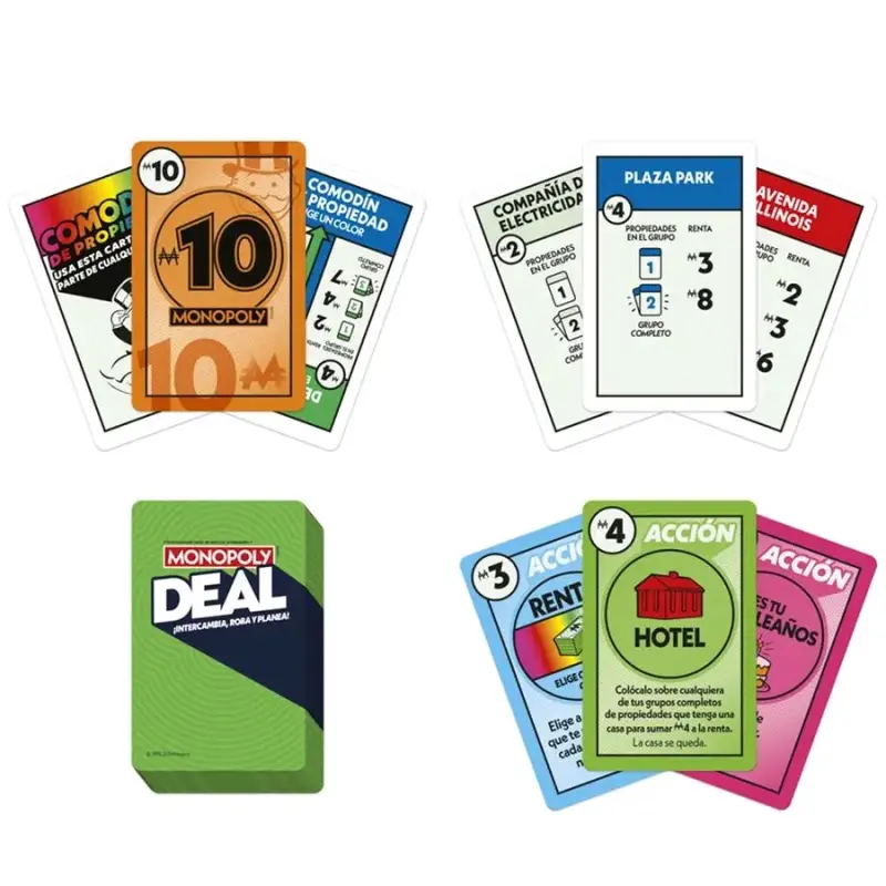 Juego de cartas Monopoly Deal de Hasbro - 3