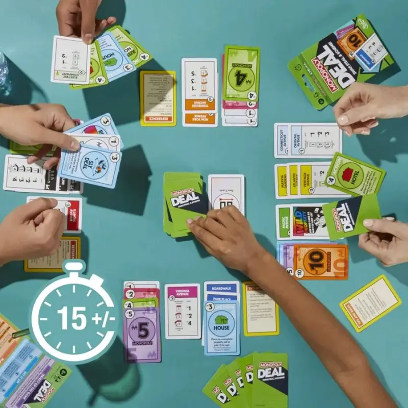 Juego de cartas Monopoly Deal de Hasbro - 4