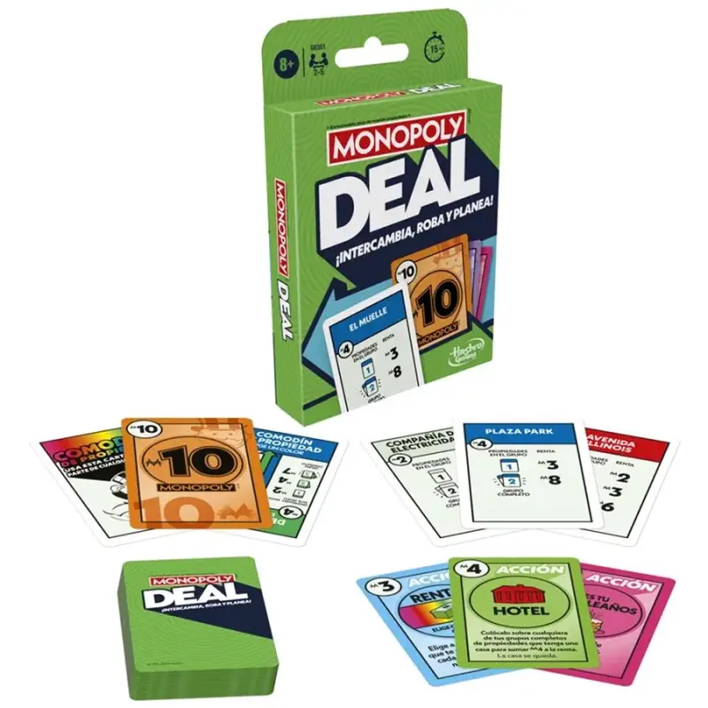 Juego de cartas Monopoly Deal de Hasbro - 5