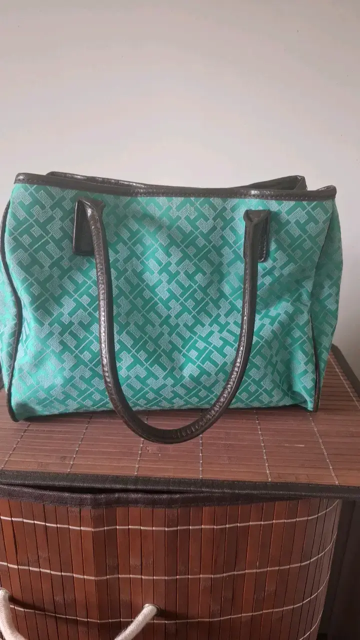 Bolso de mano verde Tommy Hilfiger - 2