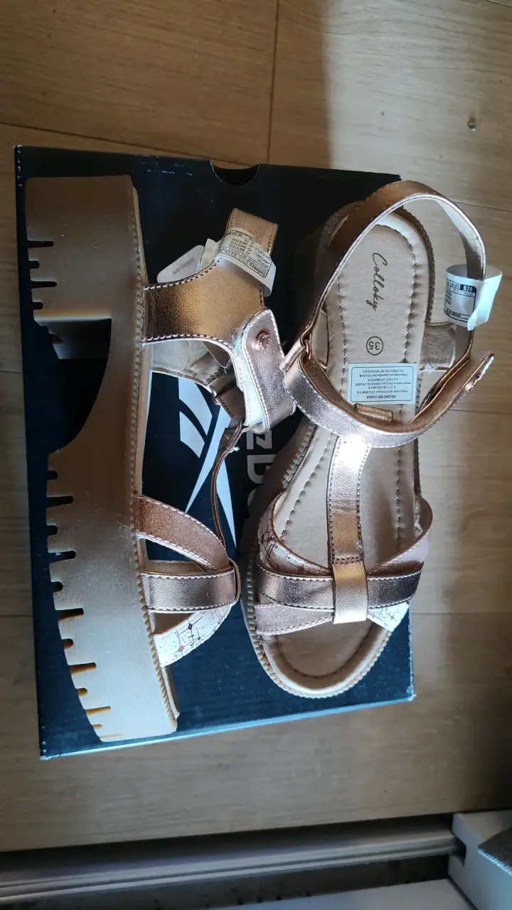 Sandalias de plataforma Colloky 35 - 3