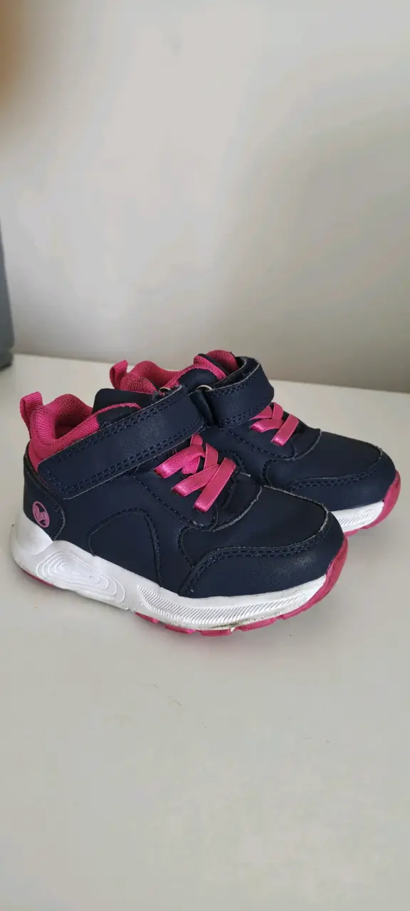Zapatillas deportivas para niños azul y rosa - 1