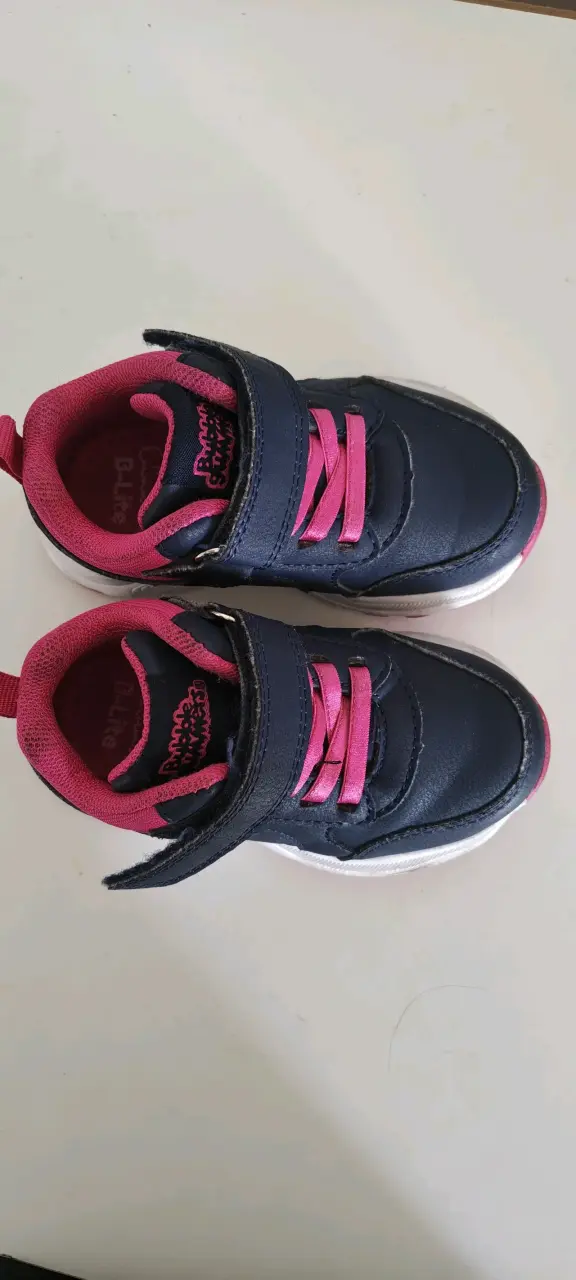 Zapatillas deportivas para niños azul y rosa - 2