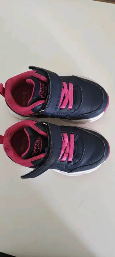 Zapatillas deportivas para niños azul y rosa - miniatura 2